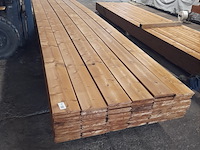 Ca. 78x vuren thermowood mes en groefdeel, 2,0 x 19,3 x 510 cm - afbeelding 1 van  7