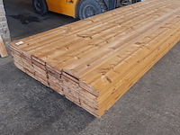 Ca. 78x vuren thermowood mes en groefdeel, 2,0 x 19,3 x 510 cm - afbeelding 3 van  7