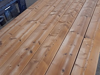 Ca. 78x vuren thermowood mes en groefdeel, 2,0 x 19,3 x 510 cm - afbeelding 4 van  7