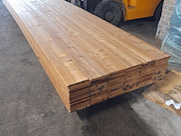 Ca. 78x vuren thermowood mes en groefdeel, 2,0 x 19,3 x 510 cm - afbeelding 5 van  7