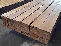 Ca. 78x vuren thermowood mes en groefdeel, 2,0 x 19,3 x 510 cm - afbeelding 6 van  7