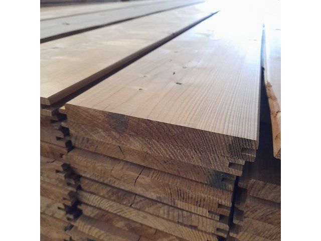 Ca. 78x vuren thermowood mes en groefdeel, 2,0 x 19,3 x 510 cm - afbeelding 7 van  7