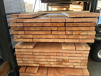 Ca. 79x douglas balken geschaafd, 40x90mm, lengte 430cm - afbeelding 3 van  3