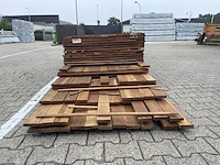 Ca. 79x guyana ipé planken geschaafd, 21x90mm, lengte 26/490cm, 23/520cm, 12/550cm, 18/580cm - afbeelding 2 van  3