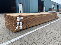 Ca. 79x guyana ipé planken geschaafd, 21x90mm, lengte 26/490cm, 23/520cm, 12/550cm, 18/580cm - afbeelding 3 van  3