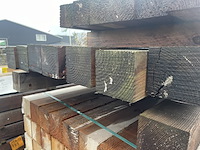 Ca. 7x douglas balken fijnbezaagd , 120x120mm, lengte 500cm - afbeelding 3 van  3