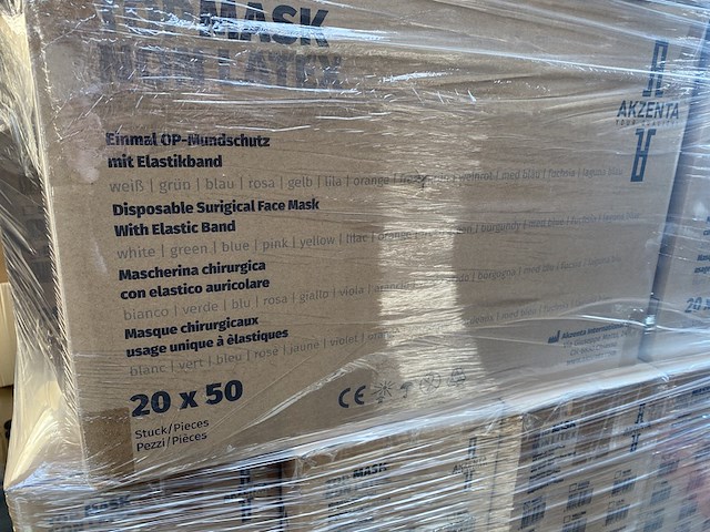 Ca. 80000x mondkapje akzenta, wit - afbeelding 3 van  5