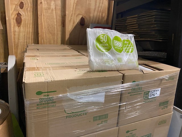 Ca. 8000x eco products lepels - afbeelding 1 van  7