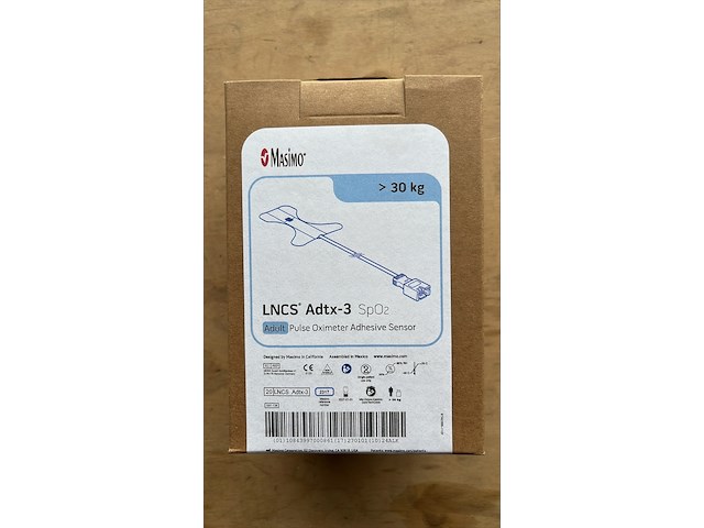 Ca. 800x spo2 sensor, masimo, lncs adtx-3 adult spo2 se - afbeelding 2 van  6