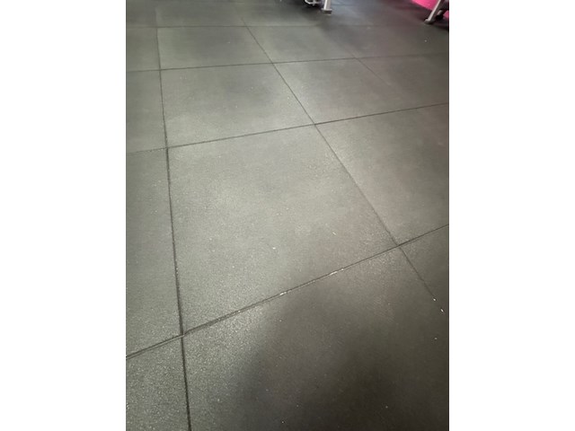 Ca. 80m2 fitnessvloer, zwart - afbeelding 2 van  4