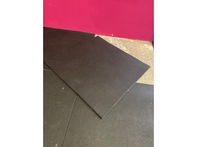 Ca. 80m2 fitnessvloer, zwart - afbeelding 3 van  4