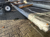 Ca. 80x channelsiding zwart gecoat, 18x140mm, lengte 480cm - afbeelding 2 van  3