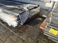 Ca. 80x channelsiding zwart gecoat, 18x140mm, lengte 480cm - afbeelding 3 van  3