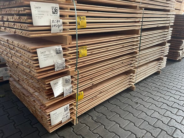 Ca. 80x douglas design- triple- deens profiel, 18x142mm, lengte 300cm - afbeelding 4 van  4