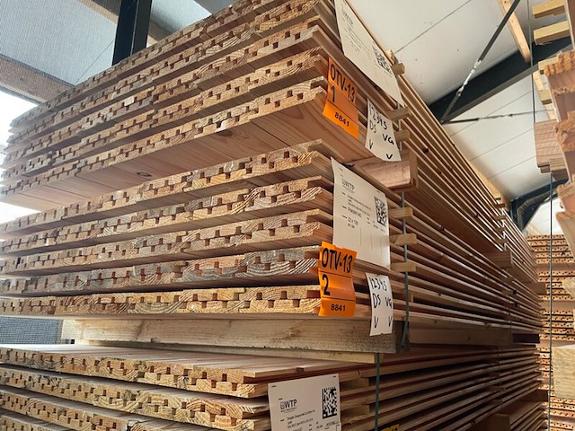 Ca. 80x douglas design- triple- deens profiel, 18x142mm, lengte 300cm - afbeelding 4 van  4