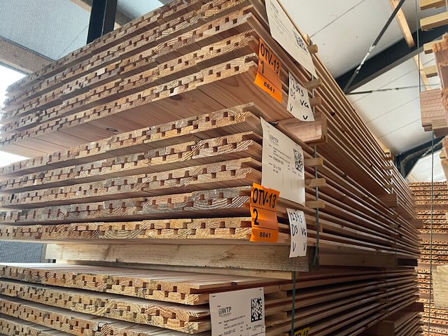 Ca. 80x douglas design- triple- deens profiel, 18x142mm, lengte 300cm - afbeelding 4 van  4