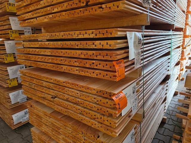 Ca. 80x douglas design- triple- deens profiel, 18x142mm, lengte 300cm - afbeelding 4 van  4