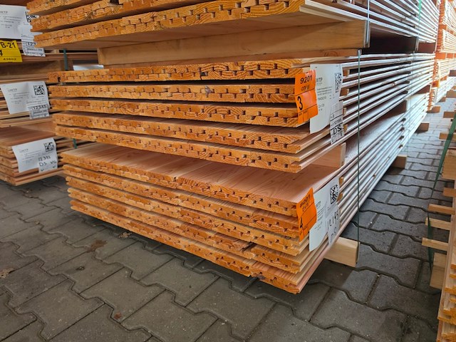 Ca. 80x douglas design- triple- deens profiel, 18x142mm, lengte 300cm - afbeelding 4 van  4