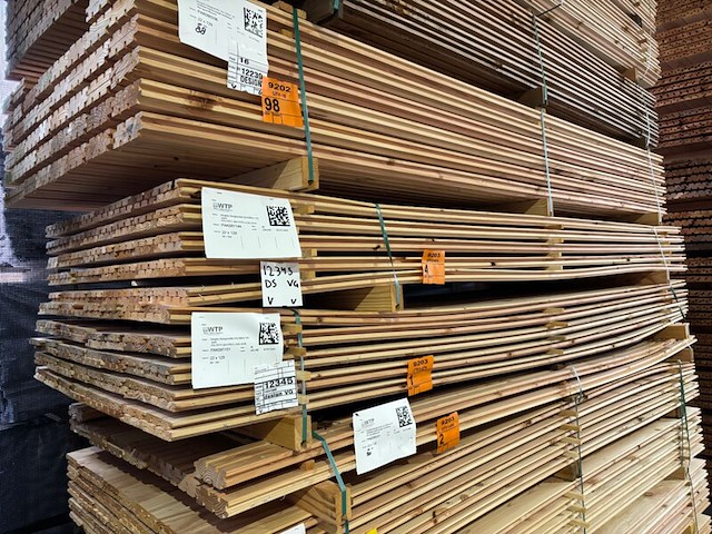Ca. 80x douglas design- triple- deens profiel, 18x142mm, lengte 300cm - afbeelding 4 van  4