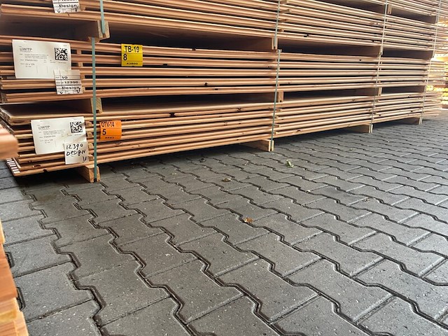 Ca. 80x douglas design- triple- deens profiel, 18x142mm, lengte 400cm - afbeelding 4 van  4