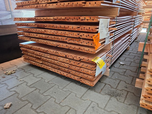 Ca. 80x douglas design- triple- deens profiel, 18x142mm, lengte 400cm - afbeelding 4 van  4