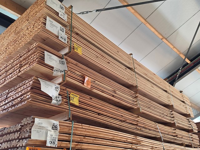 Ca. 80x douglas design- triple- deens profiel, 18x142mm, lengte 400cm - afbeelding 4 van  4
