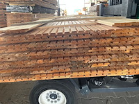 Ca. 80x douglas design- triple- deens profiel, 18x142mm, lengte 400cm - afbeelding 3 van  4