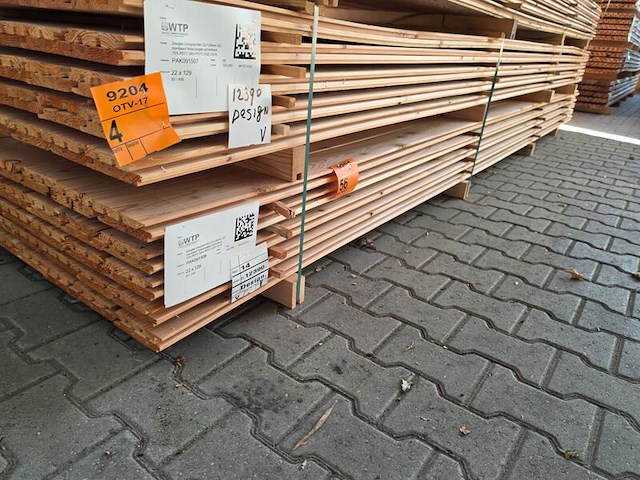Ca. 80x douglas design- triple- deens profiel, 18x142mm, lengte 400cm - afbeelding 4 van  4