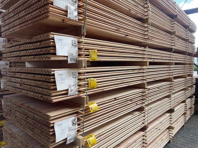 Ca. 80x douglas design- triple- deens profiel, 18x142mm, lengte 500cm - afbeelding 4 van  4