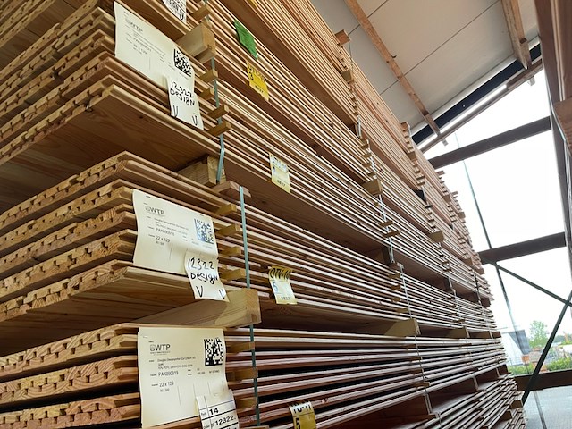 Ca. 80x douglas design- triple- deens profiel, 18x142mm, lengte 500cm - afbeelding 4 van  4