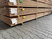 Ca. 80x douglas design- triple- deens profiel, 18x142mm, lengte 500cm - afbeelding 4 van  4