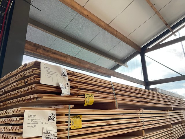 Ca. 80x douglas design- triple- deens profiel, 18x142mm, lengte 500cm - afbeelding 4 van  4
