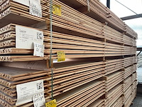 Ca. 80x douglas design- triple- deens profiel, 18x142mm, lengte 500cm - afbeelding 4 van  4