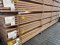 Ca. 80x douglas design- triple- deens profiel, 18x142mm, lengte 500cm - afbeelding 4 van  4