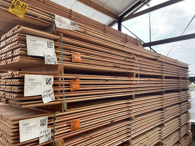 Ca. 80x douglas design- triple- deens profiel, 18x142mm, lengte 500cm - afbeelding 4 van  4