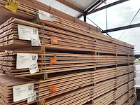 Ca. 80x douglas design- triple- deens profiel, 18x142mm, lengte 500cm - afbeelding 4 van  4