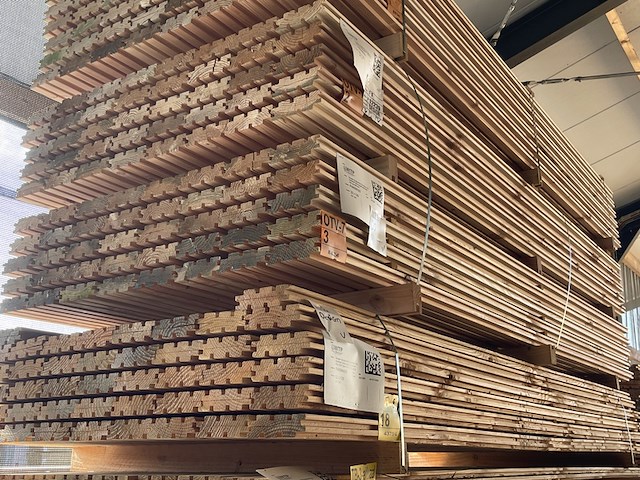 Ca. 80x douglas design- triple- deens profiel, 22x142mm, lengte 300cm - afbeelding 4 van  4