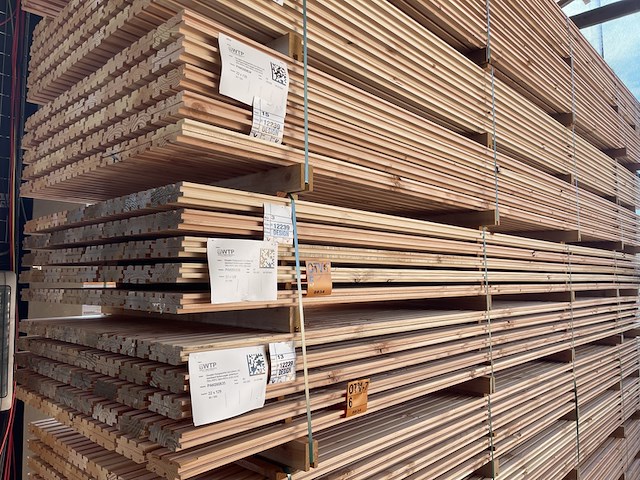 Ca. 80x douglas design- triple- deens profiel, 22x142mm, lengte 500cm - afbeelding 4 van  4