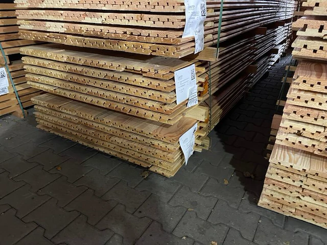 Ca. 80x douglas design- triple- deens profiel, 22x142mm, lengte 500cm - afbeelding 5 van  5