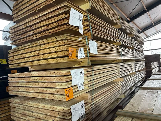 Ca. 80x douglas design- triple- deens profiel, 22x142mm, lengte 500cm - afbeelding 5 van  5