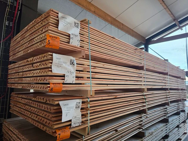 Ca. 80x douglas design- triple- deens profiel, 22x142mm, lengte 500cm - afbeelding 4 van  4