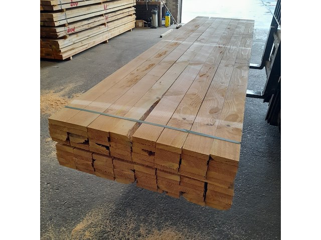 Ca. 80x douglas plank, 3,2 x 12,5 x 400 cm - afbeelding 6 van  6