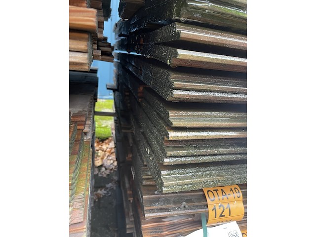 Ca. 80x douglas wisselsponning, 18x190mm, lengte 500cm - afbeelding 3 van  3