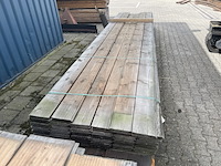 Ca. 80x douglas wisselsponning/halfhoutsrabat, 18x190mm, lengte 500cm - afbeelding 1 van  3