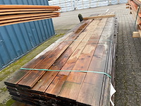 Ca. 80x douglas wisselsponning/halfhoutsrabat, 18x190mm, lengte 500cm - afbeelding 1 van  3