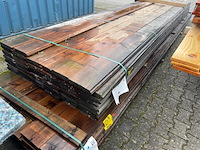Ca. 80x douglas wisselsponning/halfhoutsrabat, 18x190mm, lengte 500cm - afbeelding 2 van  3