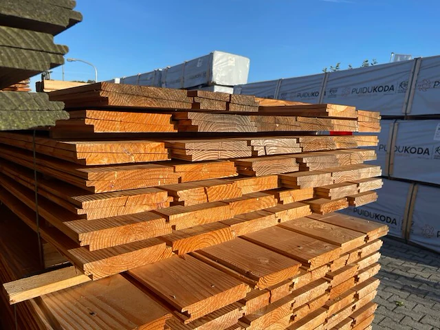 Ca. 80x douglas zweeds rabat, 26x190mm, lengte 500cm - afbeelding 2 van  3