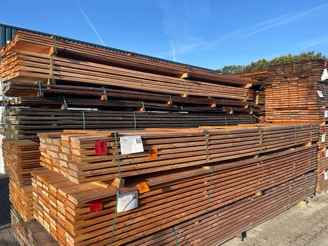 Ca. 80x douglas zweeds rabat, 26x190mm, lengte 500cm - afbeelding 3 van  3