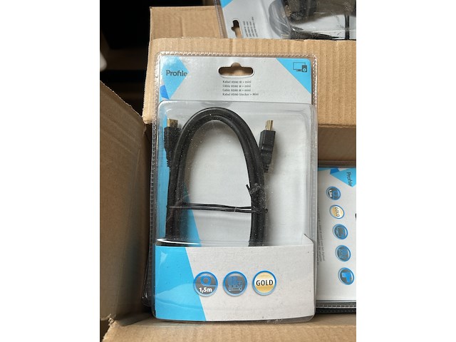 Ca. 80x kabel hdmi m > mini, profile - afbeelding 2 van  3