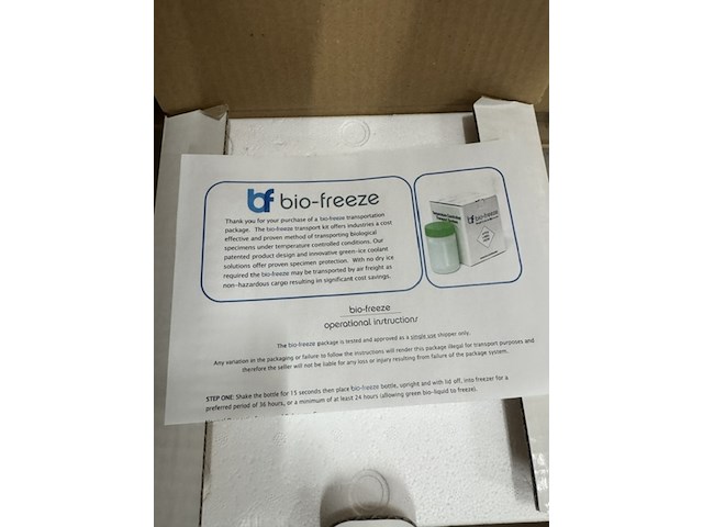 Ca. 80x koelverpakking, biobottle, bio-freeze - afbeelding 2 van  3